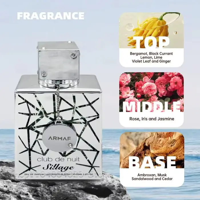 105ML Armaf Club De Nuit Intense Man Eau De Toilette parfum Woody épicé attirer les femmes