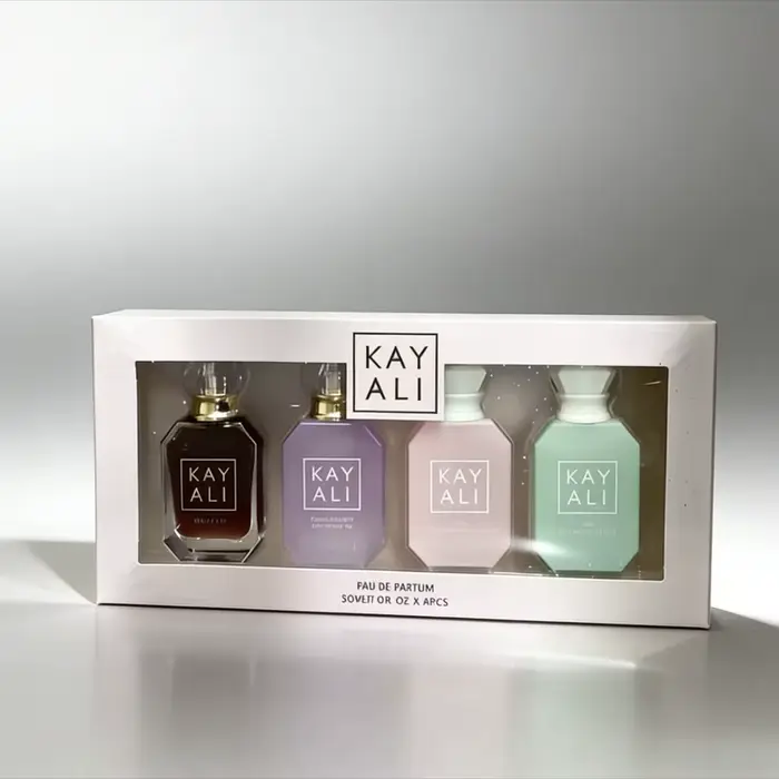 Ensemble de parfums arabes KAL 30 ml x 4, collection de mini-parfums portables pour femmes, longue d