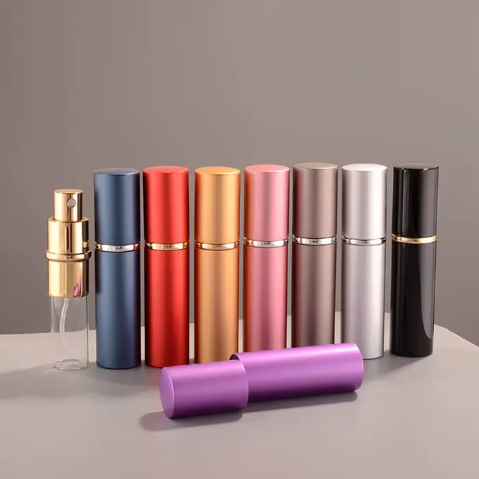 Bouteille de parfum en aluminium rechargeable de 5/10ML