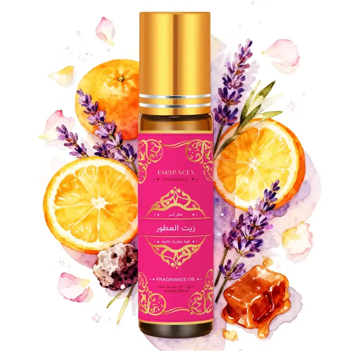 8PC/1PC Huiles Parfumées en Roll-on de 10ml Cadeau pour l'Aïd al-Fitr Humidificateur Huit Parfums Longue Durée