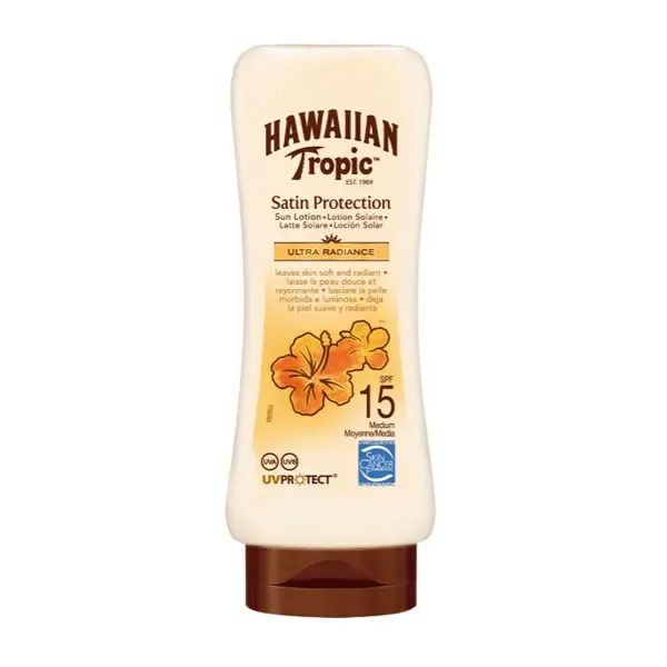 Hawaiian Tropic Satin Protection Ultra Radiance Lotion Solaire Spf15 180ml