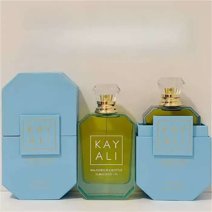 Collection de parfums Kayali 100ml unisexe avec notes florales majestueuses pour femmes et hommes occassions spéciales