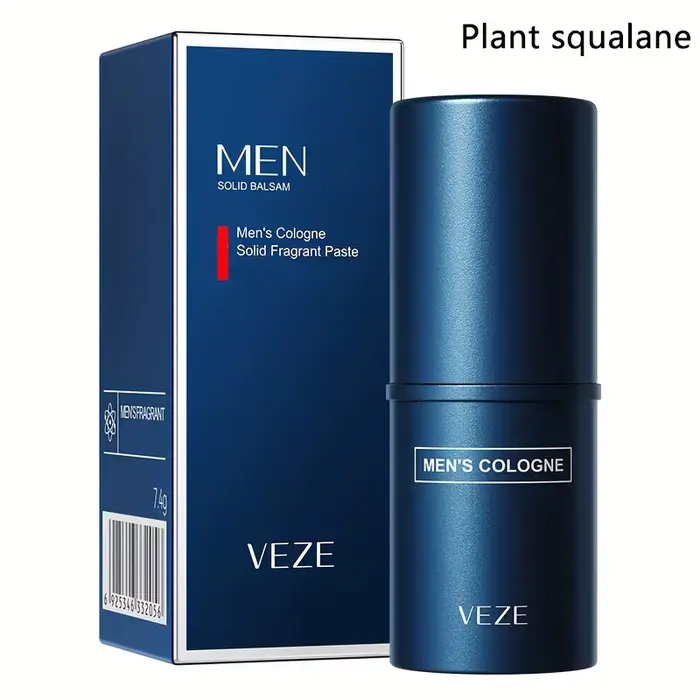 Parfum solide pour homme, parfum léger et frais, peut être utilisé sur tout le corps, design en stic
