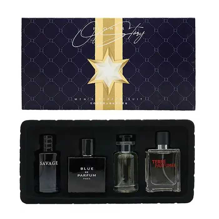 Marque de luxe Parfum hommes Cologne 100ml Parfums Homme coffret cadeau 4 pièces ensemble Parfums Ma