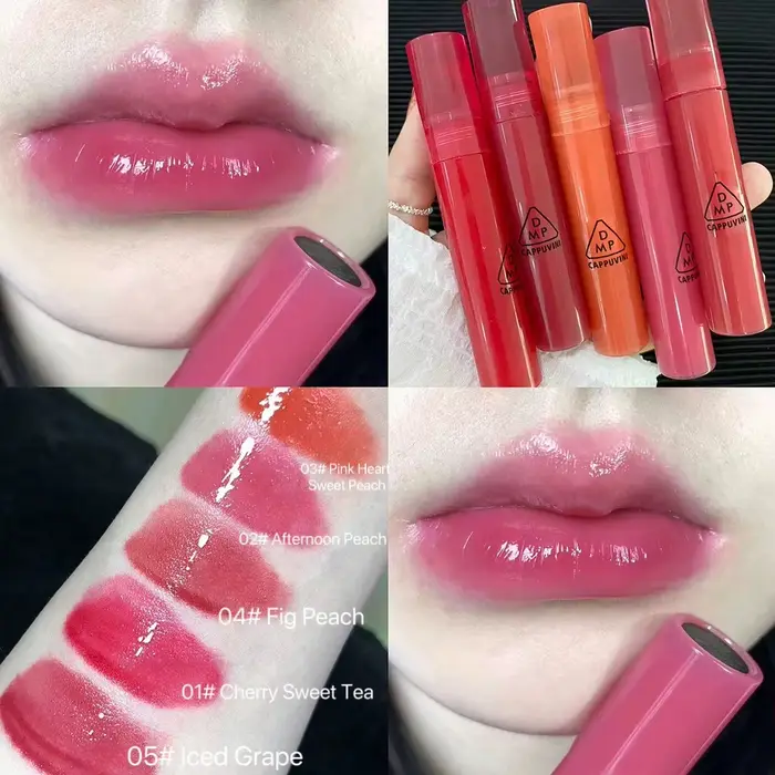 Jus miroir eau brillant à lèvres hydratant Sexy teinte à lèvres imperméable liquide rouge à lèvres b