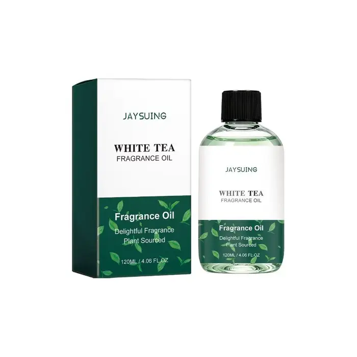 Huile d'aromathérapie au thé blanc, parfum frais et pur pour la maison, idéal pour diffuseur, armoir