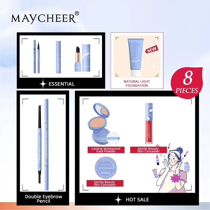 Ensemble de maquillage tout-en-un pour femme, kit de maquillage complet, cadeau comprenant correcteu