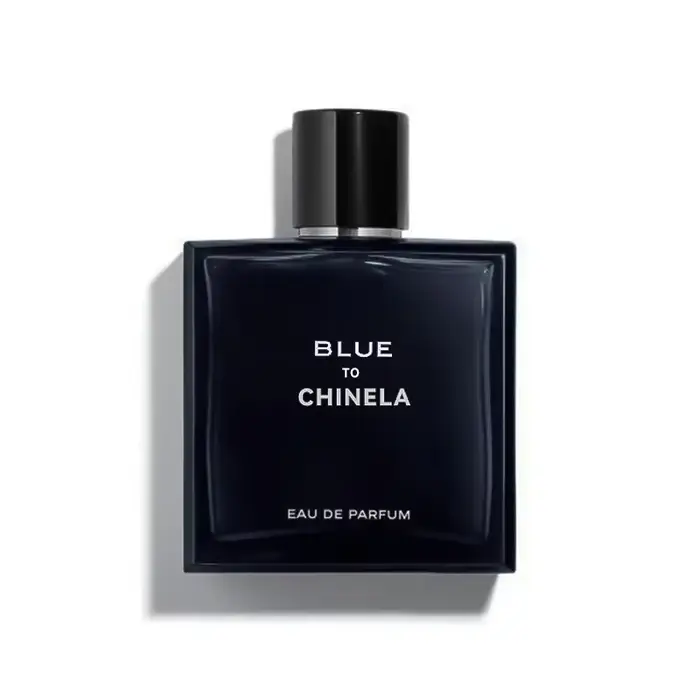 Parfum Phéromone Longue Durée Boisé Frais pour Homme, Cologne Bleue 50ml pour Étudiants, Le Choix du Charme Masculin