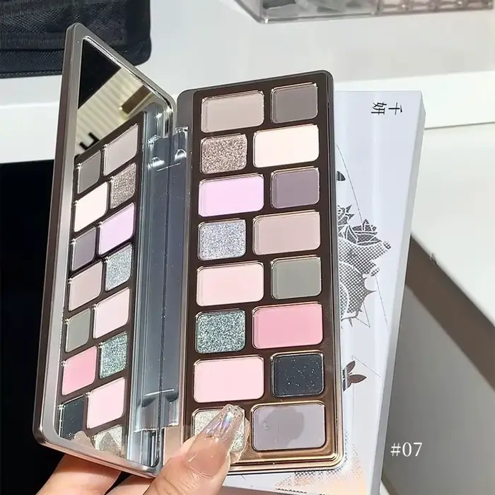 Chèeryep maquillage fard à paupières Palette 16 couleurs neutre ombre à paupières plaque maquillage 