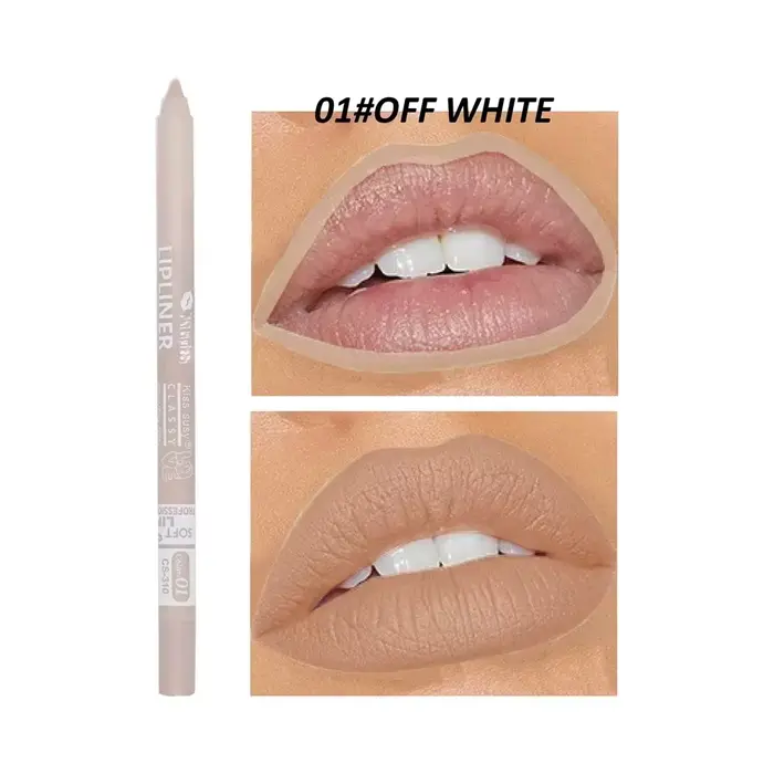 Crayon à lèvres mat 20 couleurs, imperméable, naturel, rouge, marron, Pro, maquillage, Contour des l