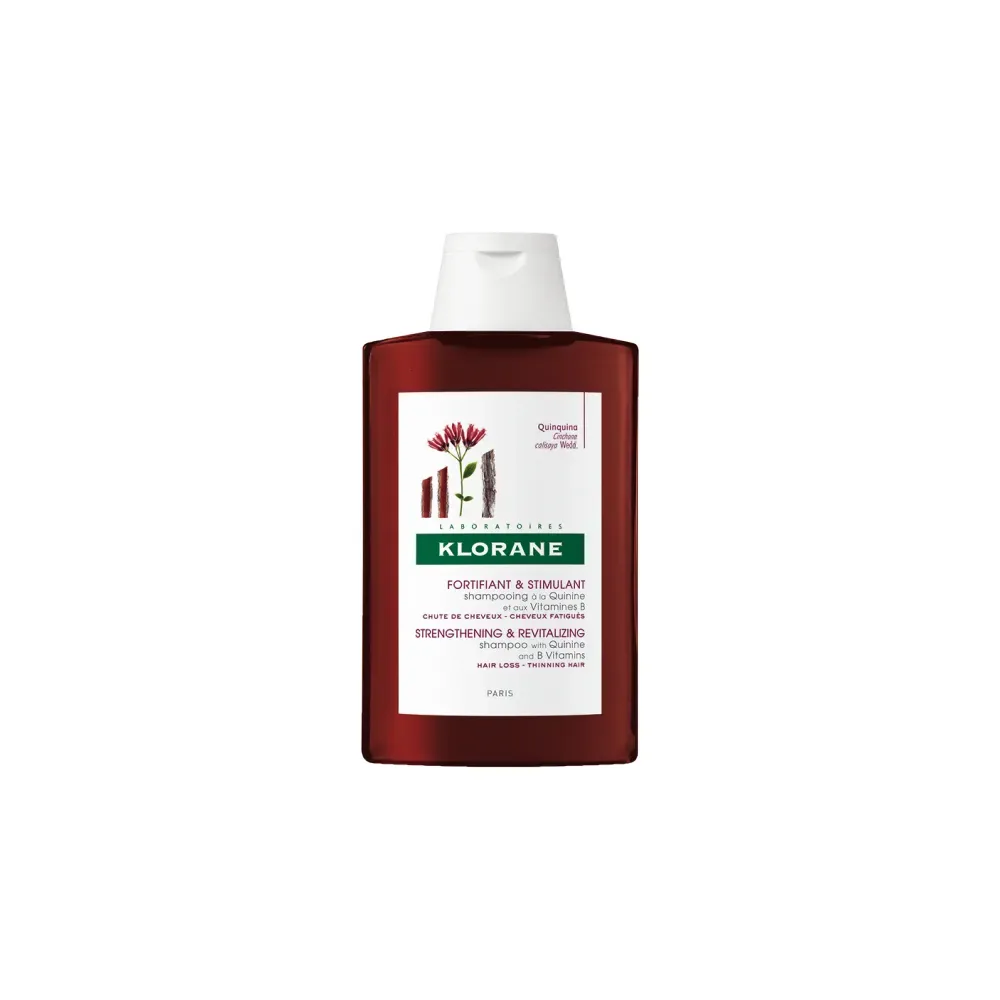 Shampoing Fortifiant à la Quinine Klorane pour Cheveux Fragilisés Stimuler Microcirculation et Renforcer Cheveux Occasions Spéciales et Tous Les Jours