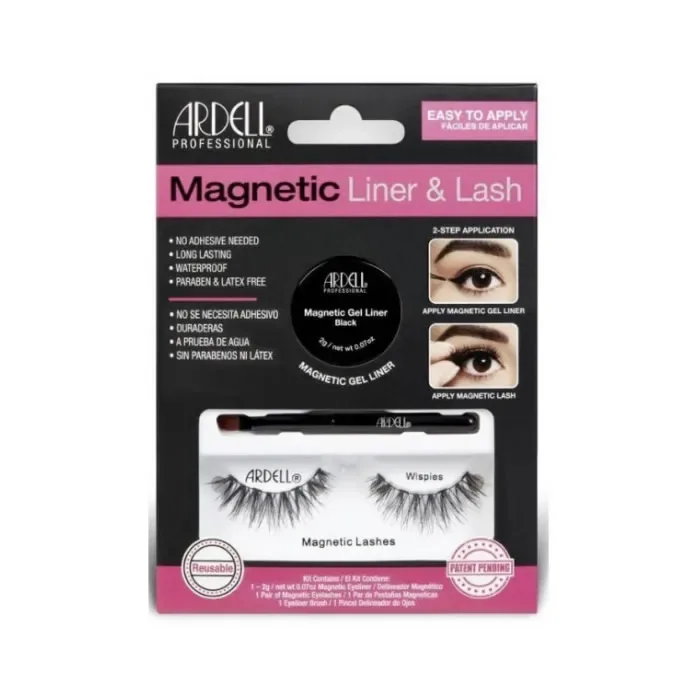 Kit Ardell Magnetic Liner Faux Cils Wispies Transformez Votre Regard Occasions Spéciales Pratique Glamour