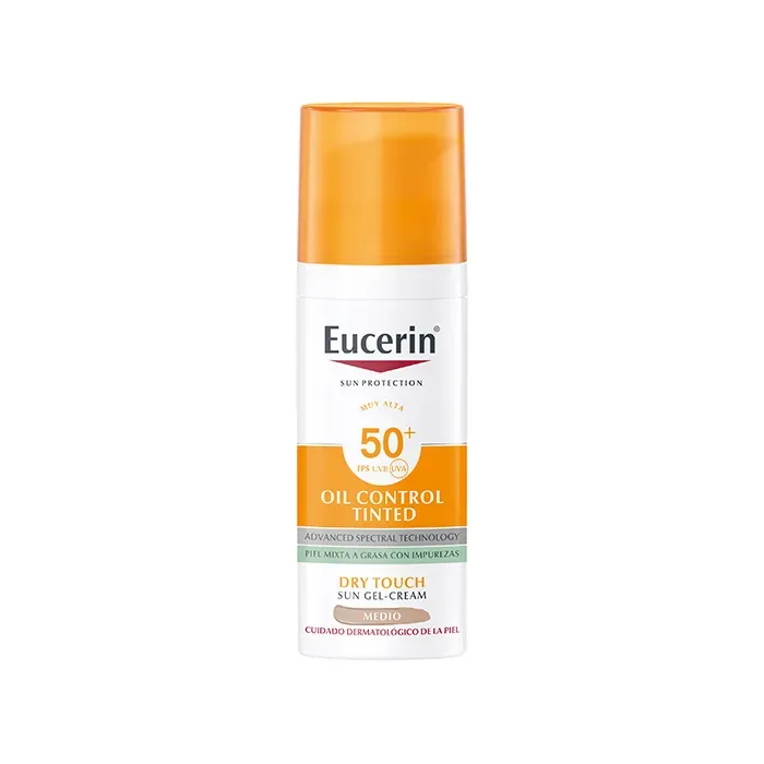 Eucerin Gel Cream Oil Control Couleur Moyenne Spf50+ 50ml