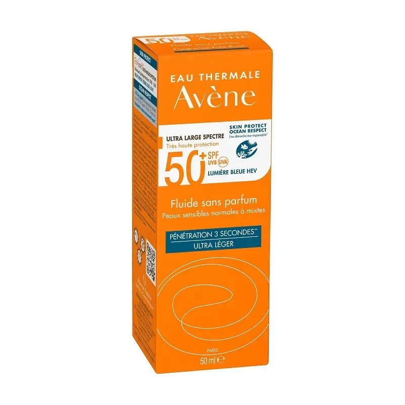 Avène Fluide Sans Parfum SPF 50+ 50 ml