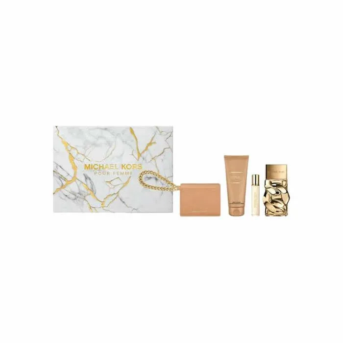 Michael Kors Pour Femme Eau De Parfum Vaporisateur 100ml Coffret 4 Produits
