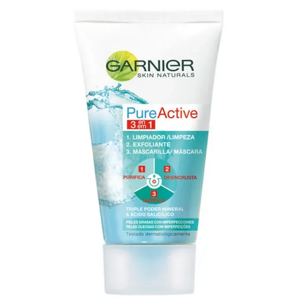 Garnier Nettoyant 3 En 1 Anti Points Noirs Incrustés 150ml