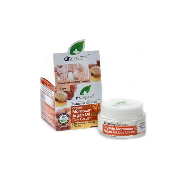 Crème hydratante à l'huile d'argan biologique pour peaux sèches et matures régénérante et éclaircissante naturelle