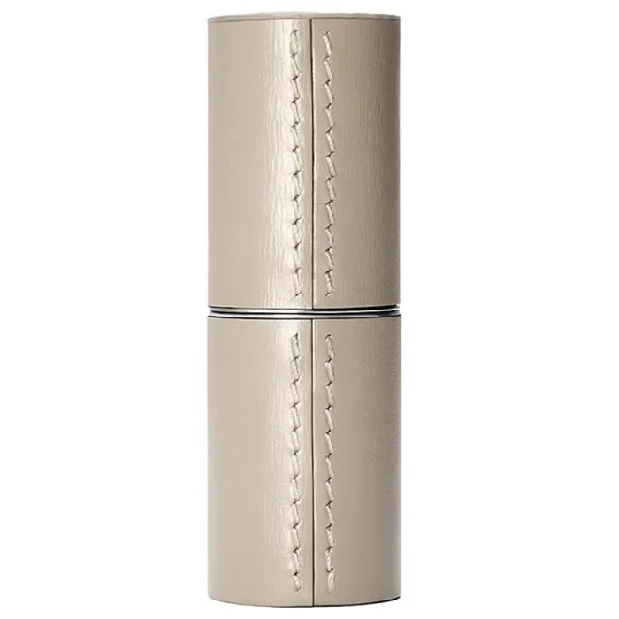 La Bouche Rouge Beige Leather Lipstick Case