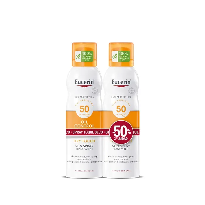 Eucerin Sun Spray Oil Control Dry Touch Fp50 2x200ml