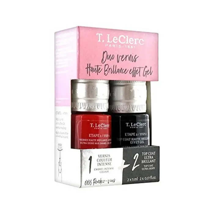 T.Leclerc Haute Brillance Effet Gel Coffret 2 Produits