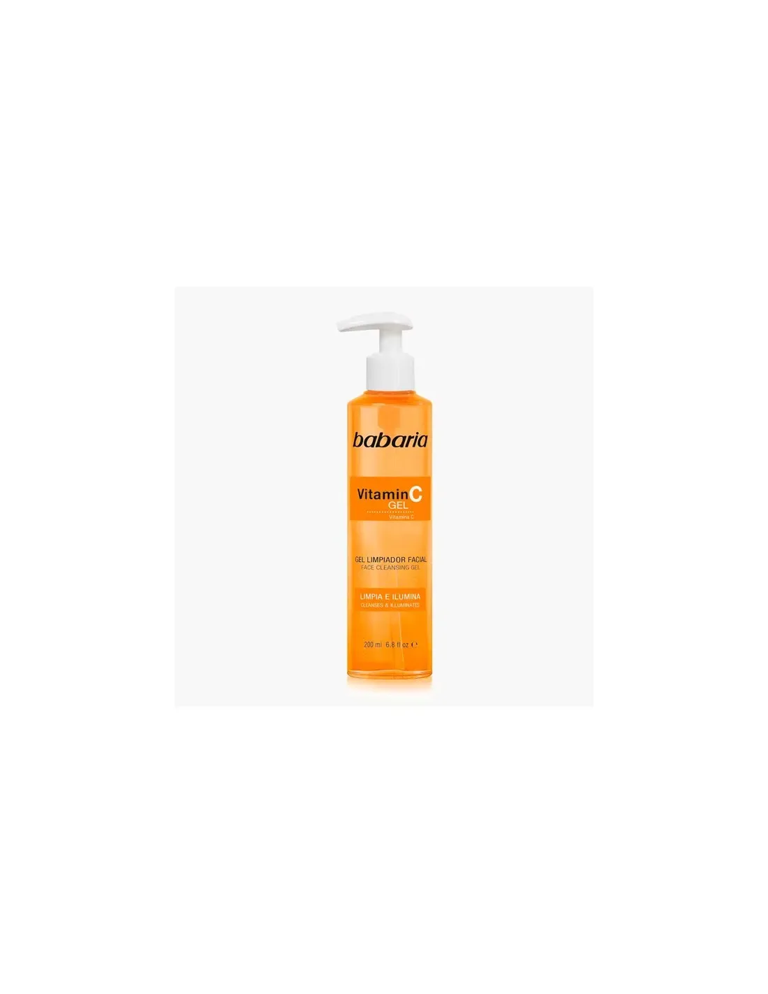Gel nettoyant Babaria à la vitamine C pour une peau éclatante et radieuse pour les femmes occasions spéciales et routine quotidienne
