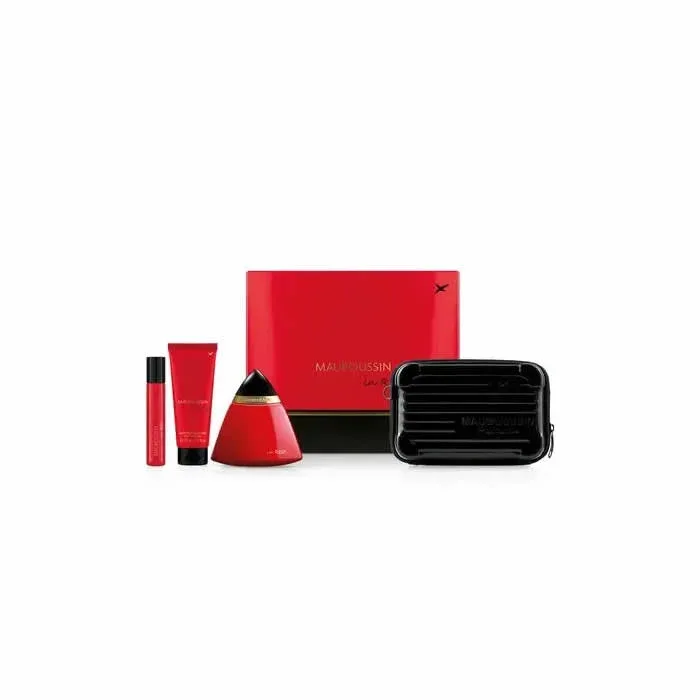 Mauboussin In Red Eau De Parfum Spray 100ml Coffret 4 Produits