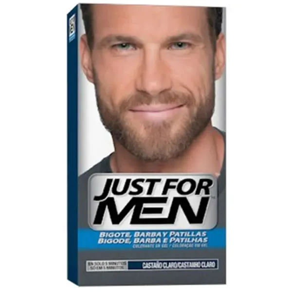 Just For Men Moustache Et Barbe Châtain Clair 28.4g