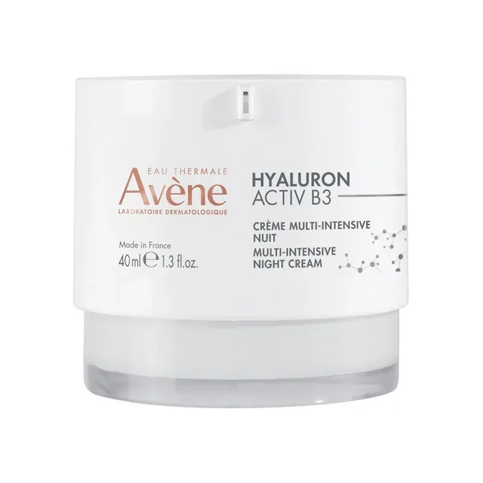 Crème de Nuit Multi-Intensive Hyaluron Activ B3 pour Peau Sèche et Sensible Offrir Beauté et Repos à Votre Visage Occasions Spéciales