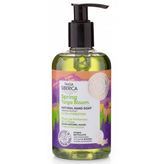 Natura Siberica Spring Savon Naturel Mains Hydratation Intense 300ml