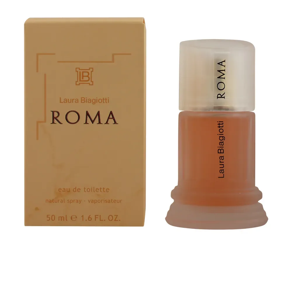 Eau de toilette Laura Biagiotti Roma parfum floral chypré vaporisateur 50ml pour femmes occasions spéciales rendez-vous romantiques et cérémonies formelles