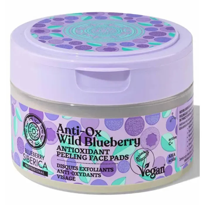 Natura Siberica Disques Exfoliants Anti Oxydants Visage 20 Unité