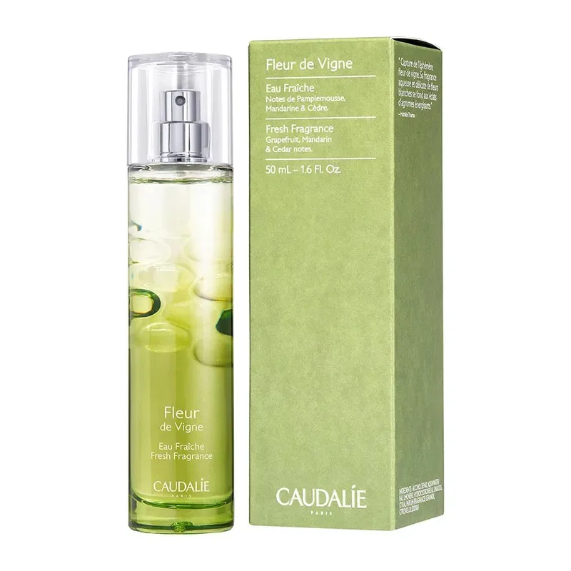 Eau rafraîchissante fleur de vigne 50ml caudalie soin peau fraîcheur revitalisante femme détente quotidienne