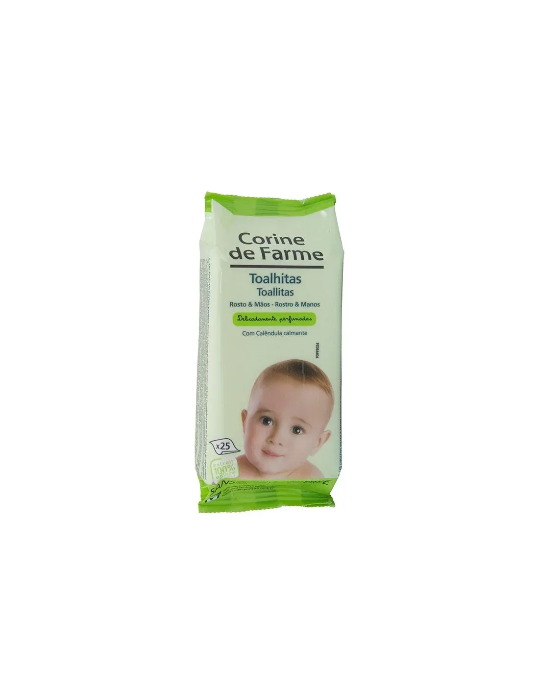 Corine De Farme Corine De F Toallitas Rostro y Manos Pieles Sensibles 25 Ud