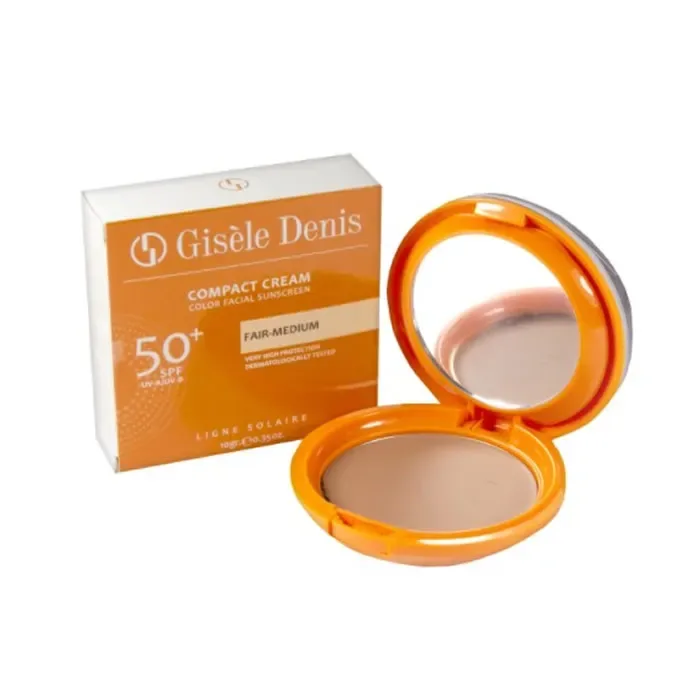 Gisèle Denis Compact Facial Sunscreen Cream Spf50 + Fair-Medium Tone 10g