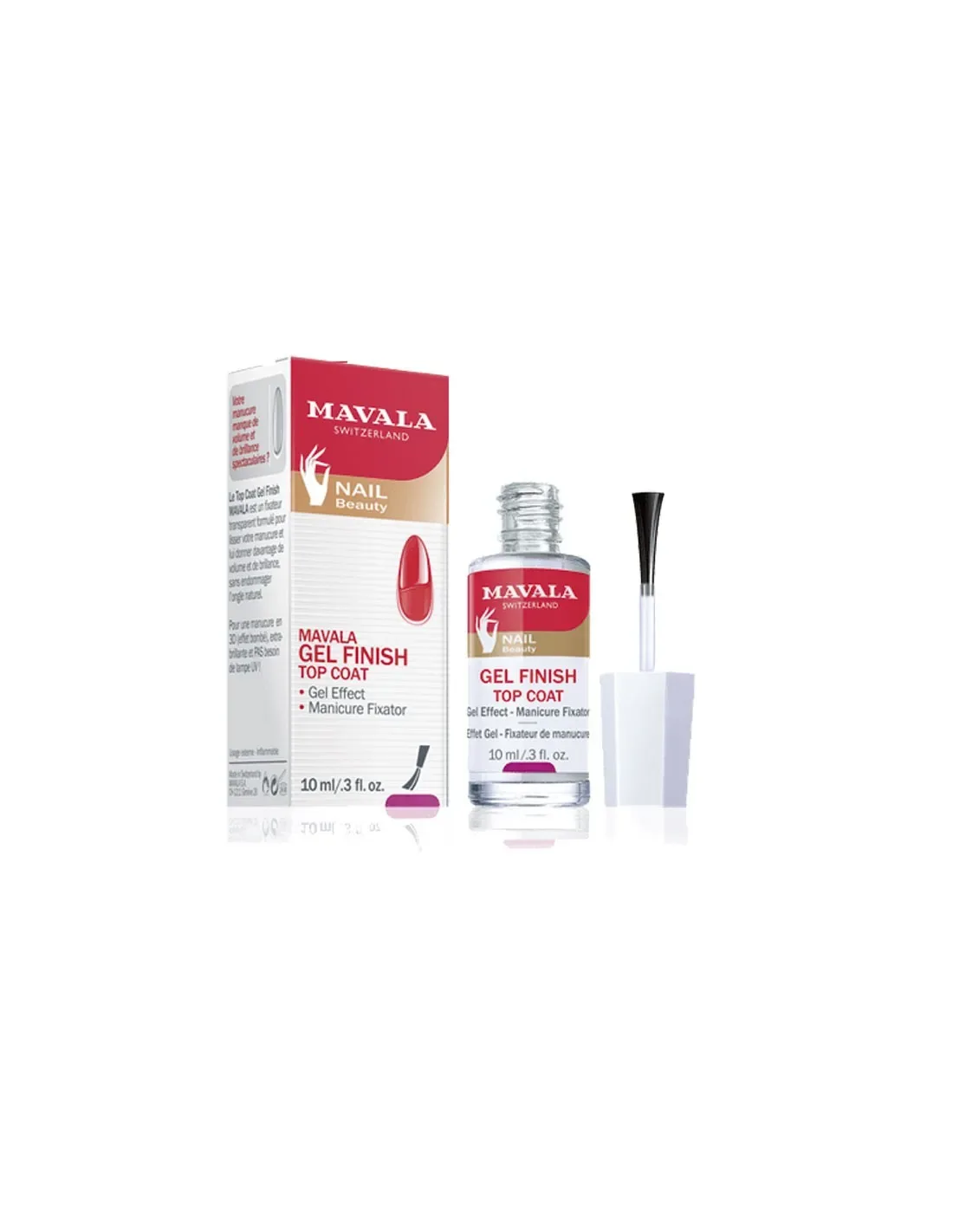Top Coat Mavala Acabado Gel Fini Brillant Protecteur Manucure Professionnelle Occasions Spéciales Femme