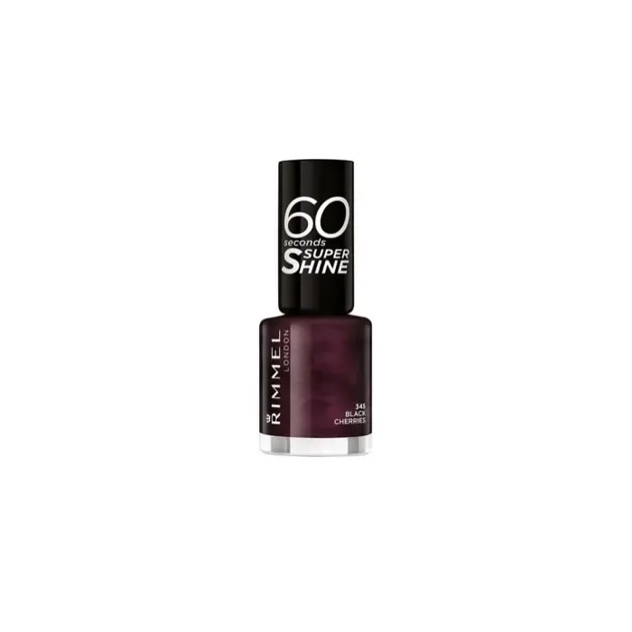 Rimmel 60 Seconds Super Shine 345 Black Cherries
