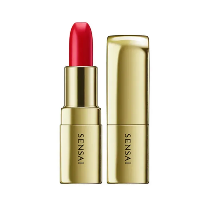 Rouge à lèvres sensai the lipstick 08 satsuki pink élégant pour femmes occasions spéciales soin hydratant texture crémeuse satinée boîtier chic