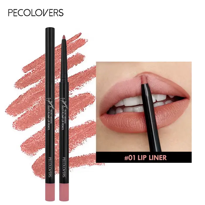 Crayon à lèvres mat 12 couleurs – imperméable, hydratant, longue durée et antiadhésif, parfait pour 