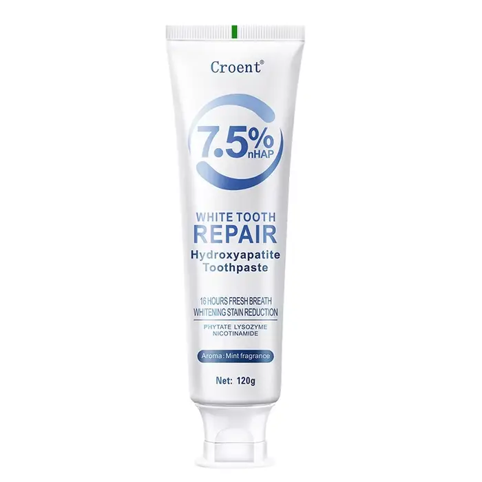 Dentifrice blanchissant Hydroxyapatite, 120g, protège la santé des gencives, élimine les taches de Plaque dentaire fraîche, mauvaise haleine, nettoyage en profondeur, éclaircissant ﻿