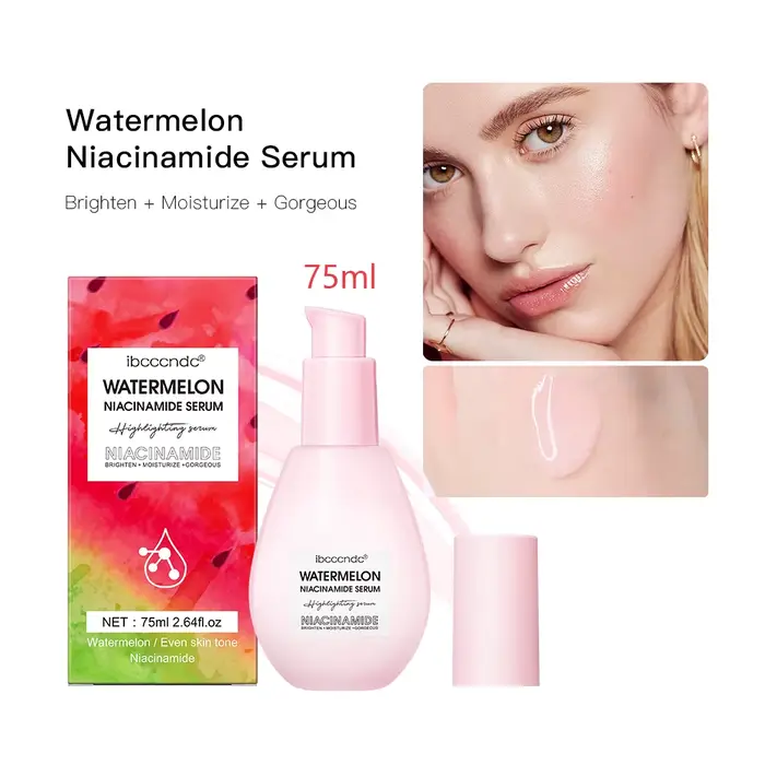 Nouvelle pastèque nicotinamide ampoule Essence hydratante peau éclaircissante visage éclaircissant E