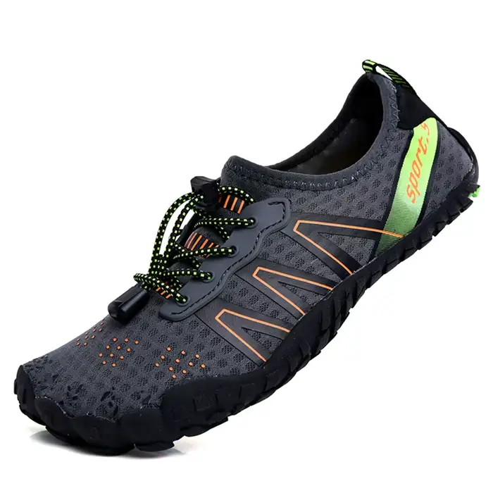 Chaussures d'eau légères à séchage rapide pour hommes et femmes, chaussures d'eau en amont, sports aquatiques de plage en plein air, chaussures d'entraînement de natation, grande taille, 46