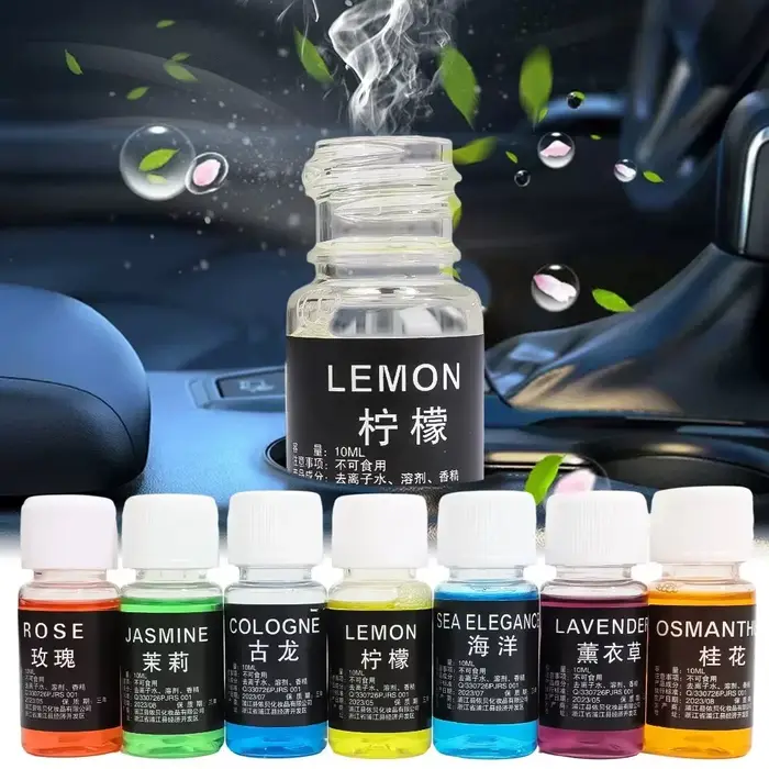 Recharge de parfum de voiture, huile essentielle liquide, désodorisant, réapprovisionnement pour diffuseur d'arôme végétal naturel, humidificateur de parfum