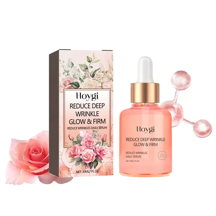 Sérum à la rose hydratant et anti-vieillissement pour peaux normales à mixtes essence raffermissante vitaminée à utiliser quotidiennement