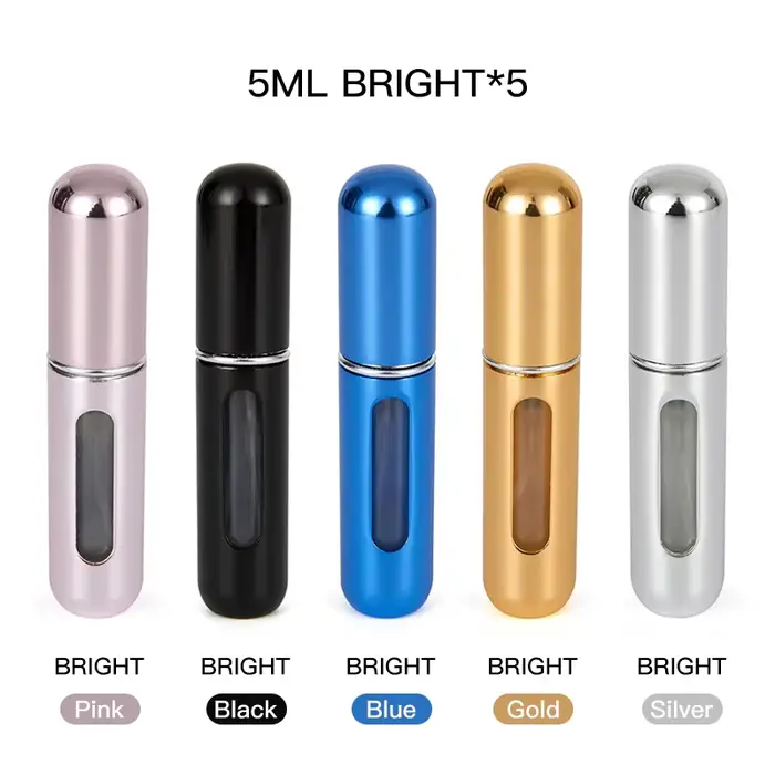 Ensemble de bouteilles de parfum rechargeables de 8Ml