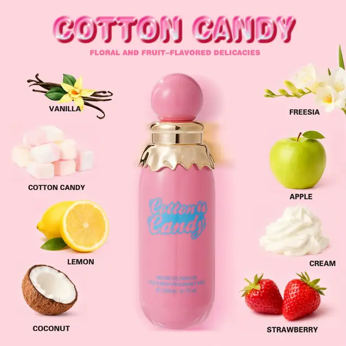 Parfum à la crème de vanille longue durée 200 ml, parfum de bonbons au chocolat doux pour femmes, dé