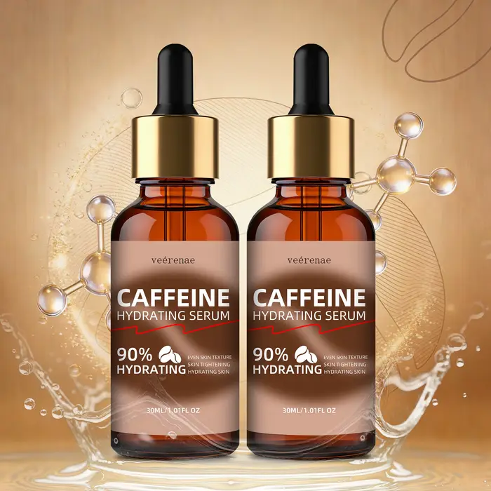 2pcs veérenae CAFFEINE HYDRATING SERUM
