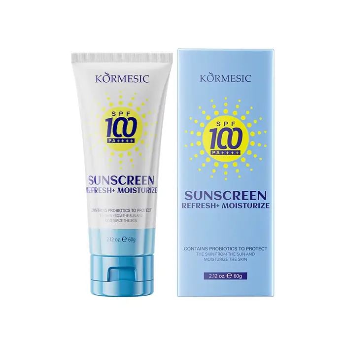 Crème solaire probiotique pour le visage, prévient le bronzage, réduit le risque de coups de soleil,