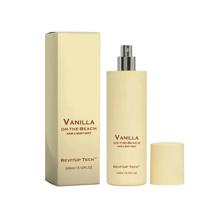 Spray parfumé Vanilla Beach, fraîcheur naturelle avec une senteur persistante délicate et élégante, 