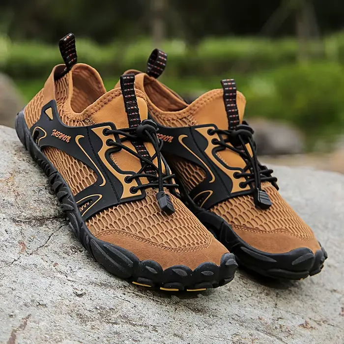Chaussures d'eau pour hommes Trekking chaussures de randonnée Drainage plage Aqua chaussure séchage 