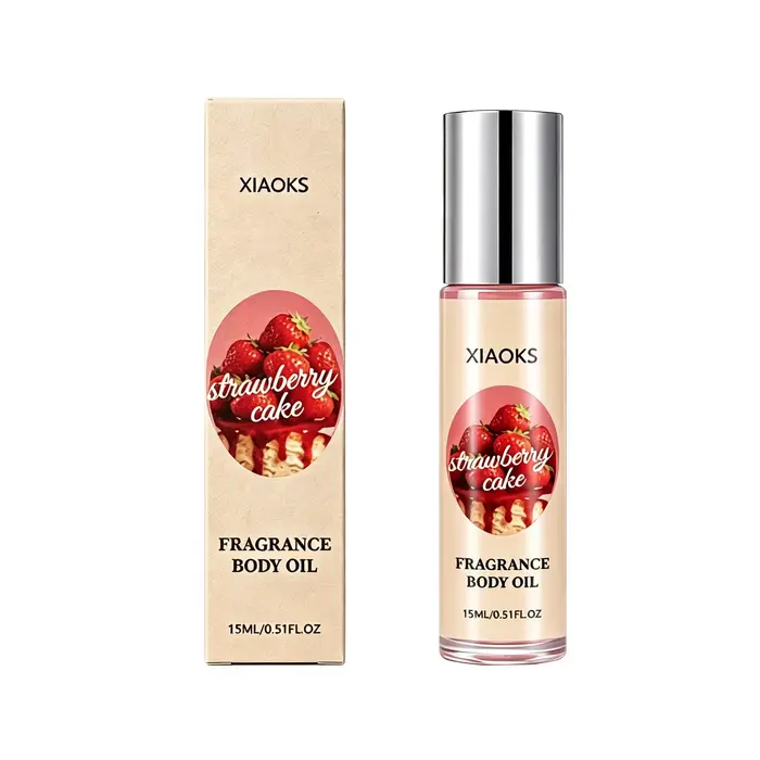 Spray de parfum parfumé au gâteau aux fraises de 10 ml pour femmes - Parfum élégant pour femmes avec